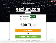 Tablet Screenshot of gezium.com